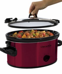 Crock-Pot 6-Quart Cook & Carry Oval Manual Portable Slow Cooker, Red - SCCPVL600-R 26 81Kh9r94dgL
