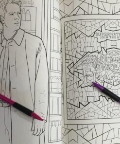 Supernatural: The Official Coloring Book Paperback, Coloring Book 57 81Ki27wKGKL 1