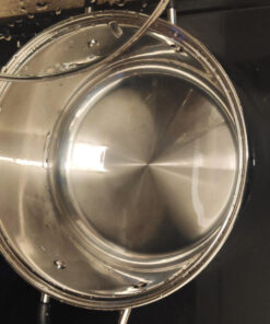 Cook N Home Professional Sauce Pot Stockpot Saucier Casserole Pan with Lid, 5 QT, Silver 26 81KidrTcnFL