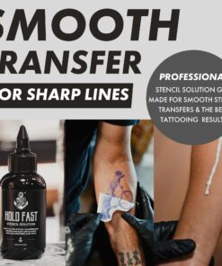 Sorry Mom Tattoo Stencil Gel Solution - Tattoo Transfer Gel for Clear, Dark Stencils - HOLD FAST Tattoo Stencil Transfer Gel for Tattooing - Tattoo Gel & Tattoo Supplies Made by Professionals (3.4 oz) 3.4 Fl Oz / 100 ml 11 81KjjLW4B2L