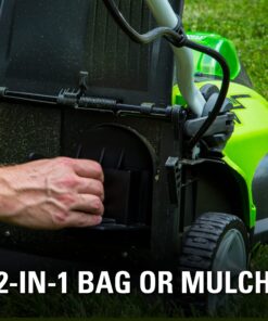 Greenworks 40V 16" Cordless (Push) Lawn Mower (75+ Compatible Tools), 4.0Ah Battery and Charger Included 16" Mower (4.0Ah) 33 81Kjx3k8T S