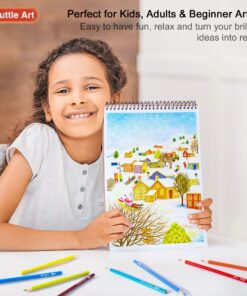 Shuttle Art 136 Coloured Pencils , Soft Core Colouring Pencils Set for Adult Colouring Books, Doodling, Sketching, Drawing, Art Supplies 136 colour 36 81KkE k3L1L