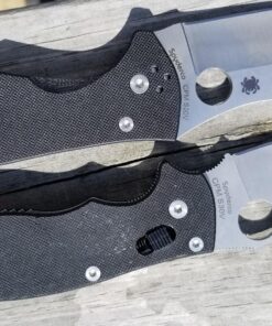 Spyderco Yojimbo 2 Specialty Tactical Knife with 3.2" CPM S30V Steel Black Wharncliffe Blade and Durable Black G-10 Handle - PlainEdge - C85GP2 Steel Blade 42 81KkQsups0L
