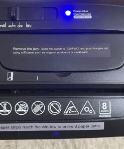 Bonsaii Paper Shredder for Home Use, 8-Sheet StripCut Home Office Shredder, CD/Credit Card Shredder Machine with Overheat Protection, 3.4 Gallons Wastebasket 8 Sheet (New) 43 81Kmn5rHkWL