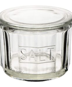 Round Pressed Glass Salt Cellar 12 81Knl56IRoL