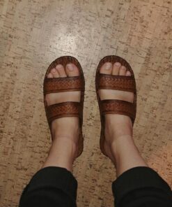 Pali Hawaii Unisex Adult Classic Jandals Sandals 5 Women/5 Men Brown 13 81KplHFjyLL