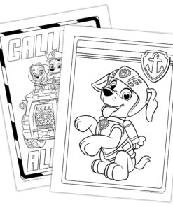 PAW Patrol 20 Page Imagine Ink Mess Free Coloring Game Book with 1 Mess Free Marker Bendon 14081 11 81Kq9tloO7L