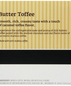 Alternative view of Gloria Jean's Coffees Butter Toffee, Single-Serve Keurig K-Cup Pods, Flavored Medium Roast Coffee, 72 Count