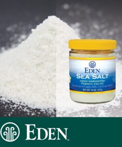 Eden Sea Salt, Hand Harvested French Celtic, Stone Ground (Fine), Trace Minerals, Unrefined, Glass Jar, 14 oz 1 13 81Ksn4XXb4L