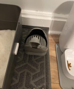 Petmate Scoop N' Hide Cat Litter Scoop with Discreet Litter Scoop Holder, Brushed Nickel 58 81KtAQMhtNL