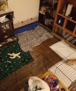 Whitmor Storage Cubes - Stackable Interlocking Wire Shelves - 14.25"D x 14.5"W x 14.5"H - Black (Set of 6) 46 81KtU4KLSL