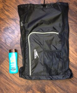 Speedo Unisex-Adult Deluxe Ventilator Mesh Equipment Bag , Speedo Black 14 81KtwrvrwnL