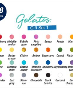 Faber-Castell Gelatos Original Gift Set - 28 Colors - Multi-Purpose Art Color Sticks Set, 34 Piece Gift Set 13 81KuP4ExjiL