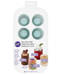 Alternative view of Wilton Round Shot Glass Silicone Mold, 8-Cavity 1