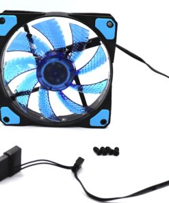 FGen 120mm LED Radiator Ultra-Quiet Computer Case Fan Blue 10 81KunWtlUDL