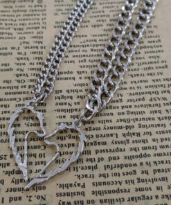 SENFAI Tribal Wolf Statement Pendant Necklace, Couples Jewelry Necklaces, 18" 6 81KureCZbfL