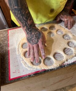 HULISEN Biscuit Cutter Set (5 Pieces/Set), Round Cookies Cutter with Handle, Professional Baking Dough Tools, Gift Package 5 Sizes - Flat 37 81Kv8GDT9XL