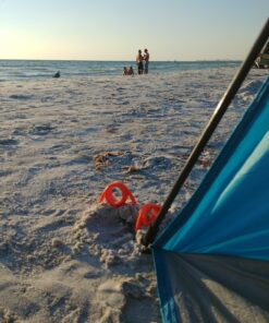 Orange Screw: The Ultimate Ground Anchor | Small 4 Pack Tent Stakes | Made in USA Orange 40 81KvSY9W6SL