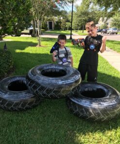 ArmoGear Laser Tag – Laser Tag Guns with Vests Set of 4 – Multi Player Lazer Tag Set for Kids Toy for Teen Boys & Girls – Outdoor Game for Kids, Adults and Family – Ages 8+ Battery Operated 37 81KwDT4K9BL 1