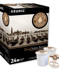 Alternative view of Barista Prima Decaf Coffee, Italian Roast, Rich. Dark. European., 24- Count K-Cup 24 Count (Pack of 1)