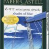 Faber-Castell Pitt Artists Shades of Blue Pen Brush (Wallet of 6) Pitt Artists Pen Brush - Shades of Blue 15 81KycltOmjL