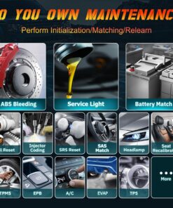 FOXWELL Bidirectional Scan Tool with 3-Year Updates($600 Value), 2024 Newest NT809 Car Scanner with 30 Resets, FCA Gateway Bypass/ABS Bleed/Crankshaft Relearn/OE All System Diagnostic Scanner 25 81Kz7qfTWUL