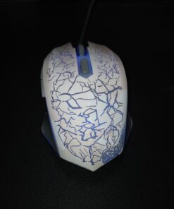 VersionTECH. Wired Gaming Mouse, Computer Mouse Ergonomic Mice with 7 LED Lights RGB Backlit, 6 Programmable Buttons, 4 Adjustable DPI for Laptop PC Gamer Desktop Chromebook Mac Games-White white 47 81KzF0S9JfL