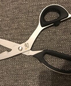 Shun Cutlery Kitchen Shears, Stainless Steel Cooking Scissors, Blades Separate for Easy Cleaning, Comfortable, Non-Slip Handle, Kitchen Shears Heavy Duty 30 81L gpL10tL