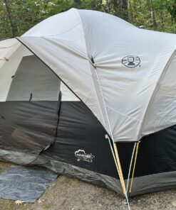 Coleman Red Canyon 8-Person Camping Tent, Weatherproof Family Tent Includes Room Dividers, Rainfly, Adjustable Ventilation, Storage Pockets, Carry Bag, & Quick Setup Black 28 81L0m565fgL