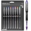 Uniball Vision Elite Rollerball Pens, Assorted Pens Pack of 8, Micro Pens with 0.5mm Ink, Ink Black Pen, Pens Fine Point Smooth Writing Pens, Bulk Pens, and Office Supplies 15 81L12HQezSL