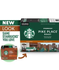 Alternative view of Starbucks® Single-Serve Coffee K-Cup®, Pike Place, Carton Of 24 Pike Place Roast 24 Count (Pack of 1)