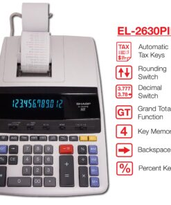 Sharp® EL-2630PIII Printing Calculator 7 81L1frbr7DL