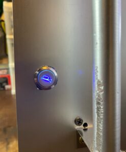 ESUPPORT 12V Car Auto Blue LED Light Momentary Speaker Horn Push Button Metal Toggle Switch 19mm Blue Light 26 81L2DBesqvL