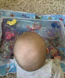 Splashin'kids Inflatable Tummy time Premium Water mat Infants and Toddlers is The Perfect Fun time Play Activity Center Your Baby's Stimulation Growth Multicoloured 28 81L2adyZrGL