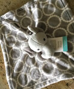 Hudson Baby Unisex Baby Animal Face Security Blanket, Elephant, One Size 23 81L2n1jt15L