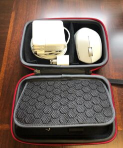 Smatree Hard Case Compatible for Apple14&16inch MacBook Pro's Pencil,Magic Mouse,Magsafe Power Adapter,BeatsX, Monster Magnetic Charging Cable,Travel MacBook Pro Accessories Organizer Bag,Black Black 79 81L3K6x8ReL 1