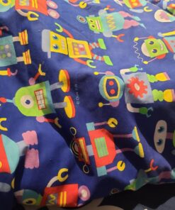 Wildkin Original Nap Mat with Reusable Pillow for Boys & Girls, Perfect for Elementary Daycare Sleepovers, Features Hook & Loop Fastener, Cotton Blend Materials Nap Mat for Kids (Robots) Robots 29 81L3yftfhRL