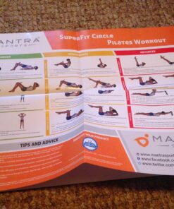 Pilates Ring Circle, Fitness Ring Magic Circle Pilates Ring 13 Inch, Inner Thigh Exercise Equipment for Women, Thigh Master Pilates Equipment for Home Workout, Pelvic Floor Muscle Trainer Power Kit Black (For Heights 5'0" - 5'9") 30 81L4dHB12sL