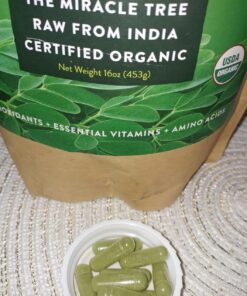 FGO Organic Moringa Oleifera Leaf Powder, 100% Raw from India, 16oz (Pack of 1) 1 Pound (Pack of 1) 34 81L4eq EnoL
