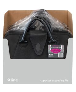 C-Line Expanding File with Handles, Letter Size, Black (48211) 17 81L7jrzRinS