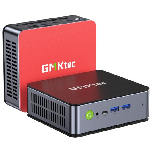 GMKtec Mini PC Intel Core i7 12650H (4.7GHz) Business Office Mini Computers Office Desktop Windows 11 Pro 24GB DDR5 Dual Channel 1TB Hard Drive SSD 4K, USB 4.0, WiFi 6, BT 5.2, Ethernet RJ45 LAN