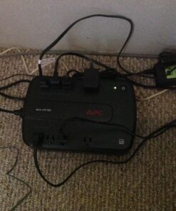 APC UPS Battery Backup for Computer, BE550G Surge Protector with Battery Backup, Dataline Protection 550VA 33 81L8 R 99BL