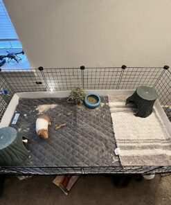 Whitmor Storage Cubes - Stackable Interlocking Wire Shelves - 14.25"D x 14.5"W x 14.5"H - Black (Set of 6) 42 81L8F cOl0L