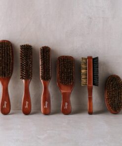 Diane Premium 100% Boar Bristle Club Wave Brush for Men and Barbers – Medium Bristles for Thick Coarse Hair – Use for Detangling, Smoothing, Wave Styles, Soft on Scalp, Restore Shine and Texture 13 81L8JPNun3L