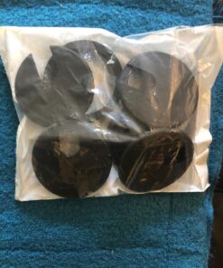 5 Pack Rok Hardware 3" (76mm) Black Round Computer Desk Table Port Wire Cable Cord Organizer Hole Cover Grommet, ROKRG3BLK 3" 5 25 81L97Om0F0L