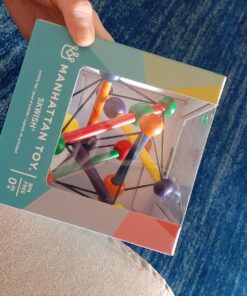 Manhattan Toy Skwish Classic Rattle and Teether Grasping Activity Toy 29 81L9TObU3L