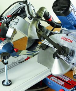 BOSCH CM10GD Compact Miter Saw - 15 Amp Corded 10 In. Dual-Bevel Sliding Glide Miter Saw with 60-Tooth Carbide Saw Blade 24 81L9yOaqgTL