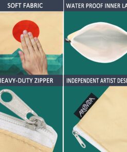 Artovida Artists Collective Lunch Baggies | Snack and Sandwich Bags with Zipper - Improved Dual Layer Design by Budi Kwan (Indonesia) The Ocean, the Sea, the Wave Budi Kwan - The Ocean - Baggie 25 81LASPThoS