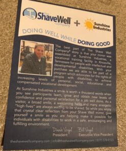 The Shave Well Company Original Anti-Fog Shaving Mirror | Fogless Bathroom Shower Mirror with Handheld Option for Men and Women | Hanging Shower Mirror Includes Long-Lasting Removable Adhesive Hook Original Mirror 39 81LAyTx9v3L