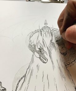 Alternative view of Kuretake Zig Cartoonist Highly Opaque Pen Ink, Black